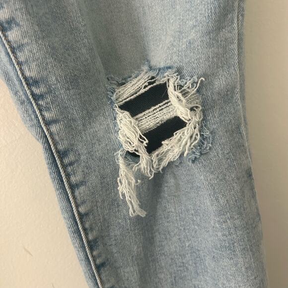 Old Navy Women's High Rise OG Straight Stretch Button Fly Denim Jeans 6 Short - Picture 4 of 8